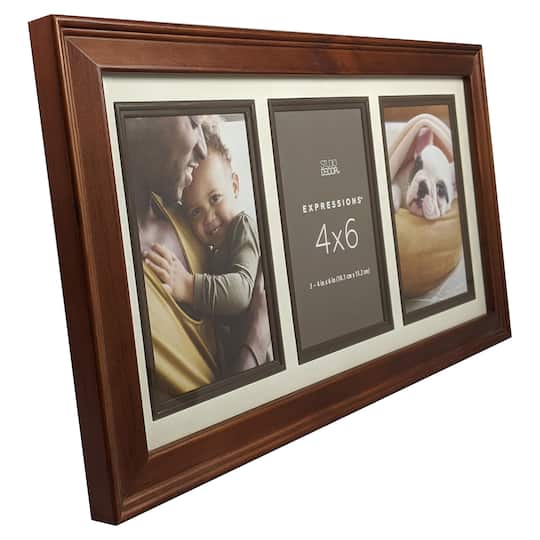 Expressions™ 3 Opening 4" x 6" Collage Frame by Studio Décor